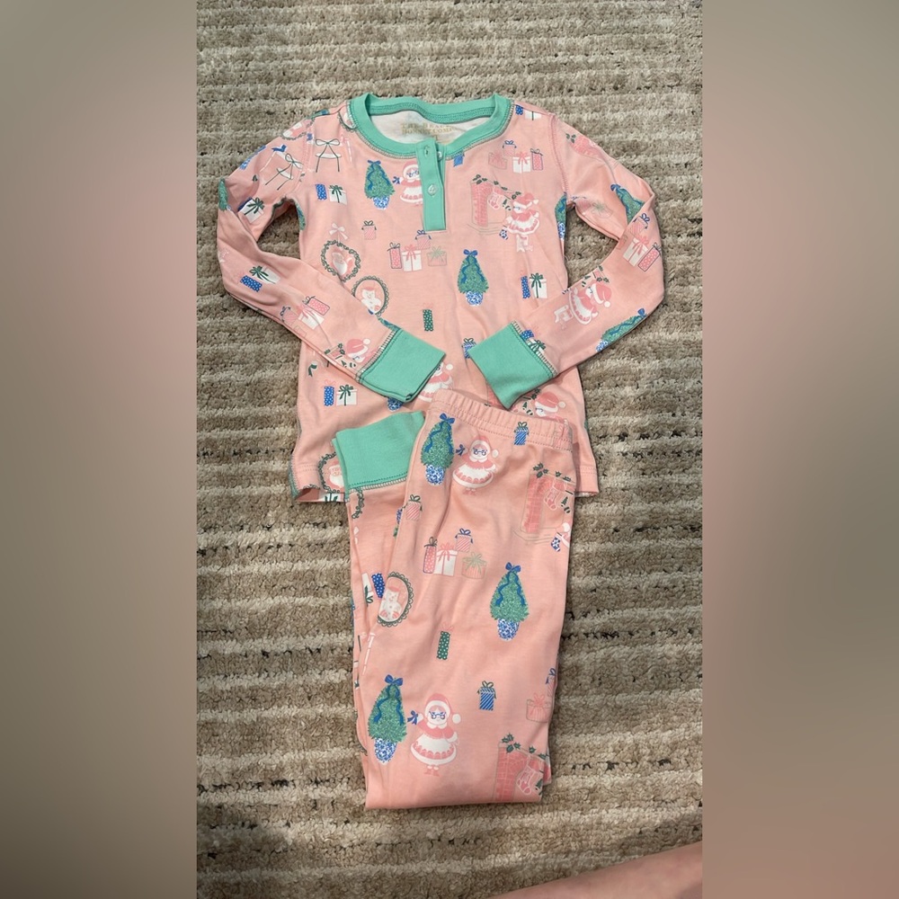 Kids Holiday Pajama Set, The Beaufort Bonnet Company 4T